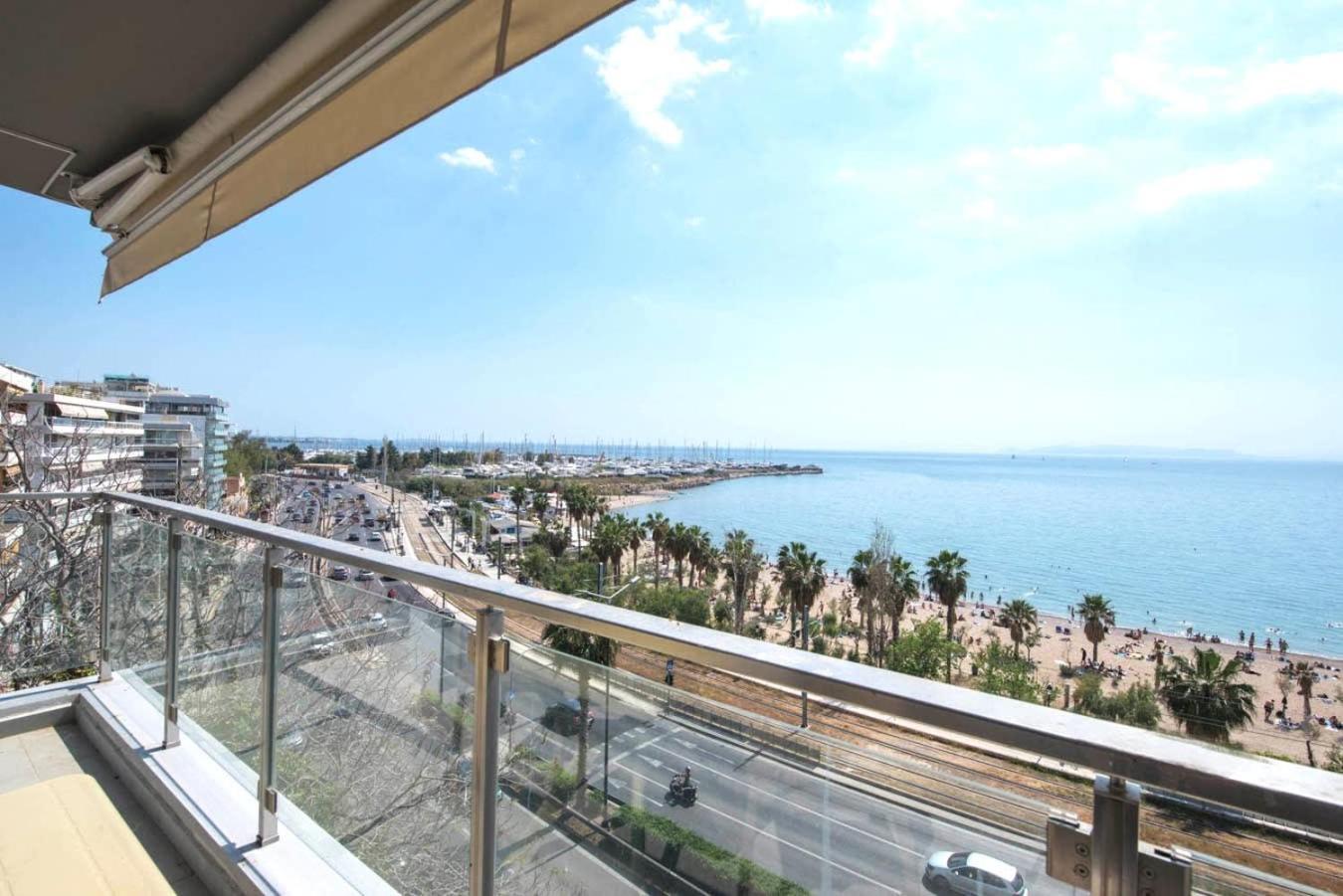 Breathtaking Seaview Studio In Athenian Riviera Экстерьер фото
