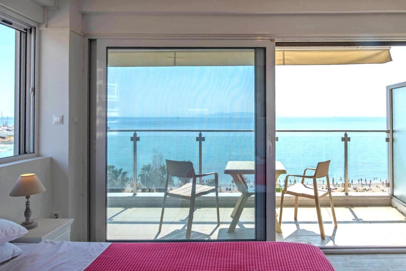 Breathtaking Seaview Studio In Athenian Riviera Экстерьер фото