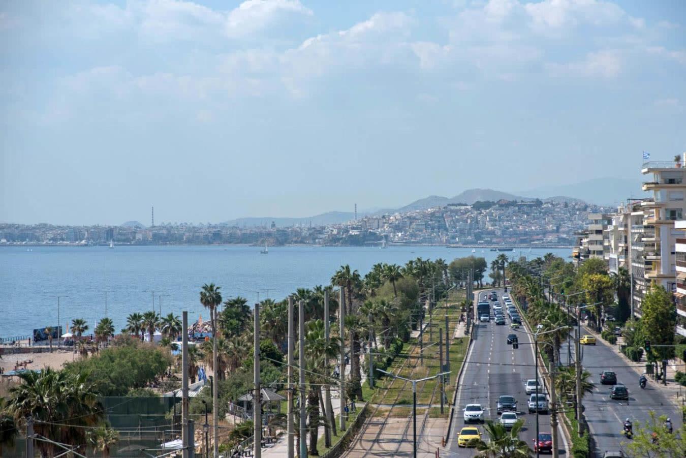 Breathtaking Seaview Studio In Athenian Riviera Экстерьер фото