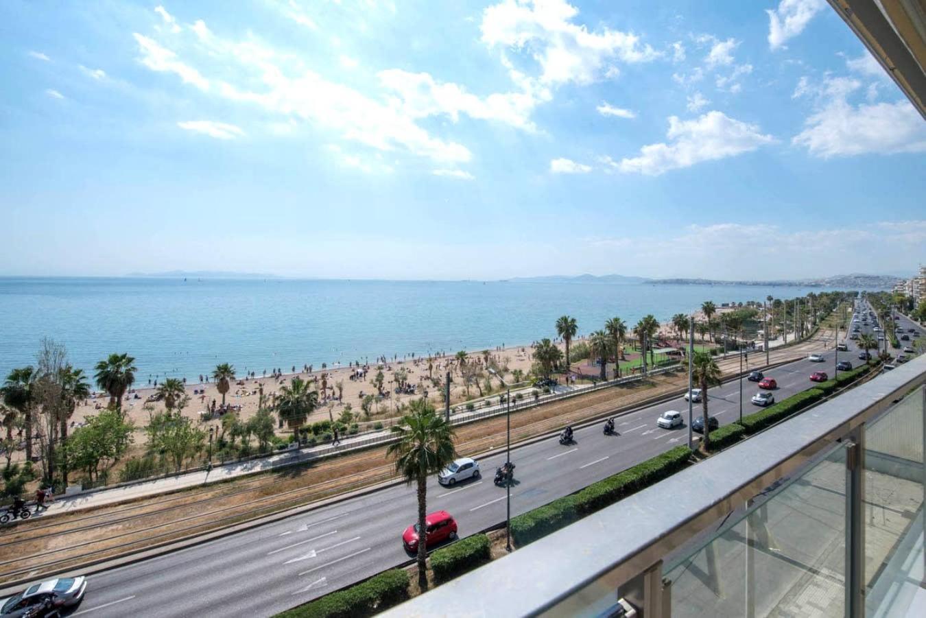 Breathtaking Seaview Studio In Athenian Riviera Экстерьер фото