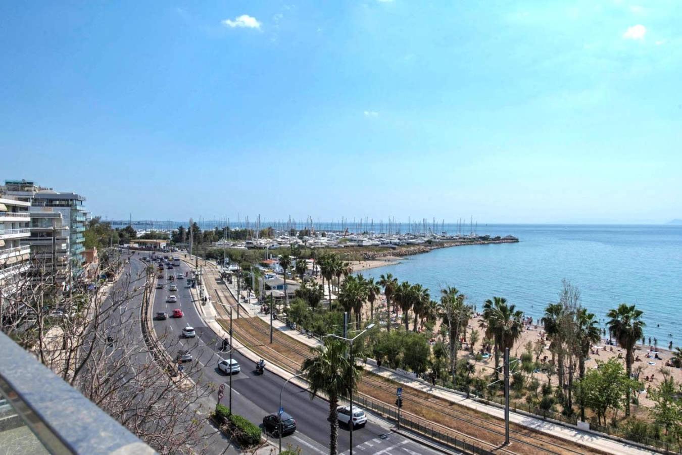 Breathtaking Seaview Studio In Athenian Riviera Экстерьер фото