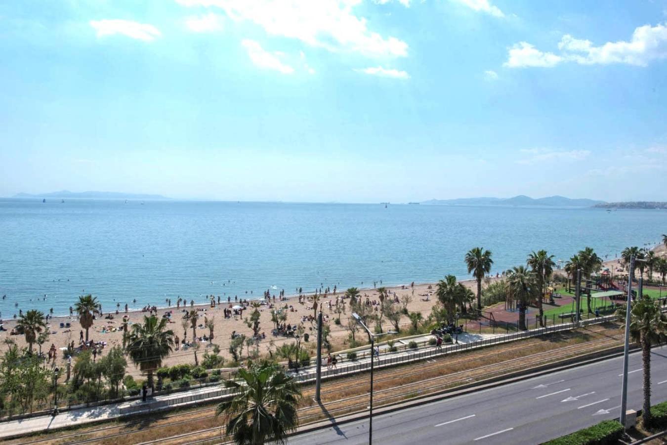 Breathtaking Seaview Studio In Athenian Riviera Экстерьер фото